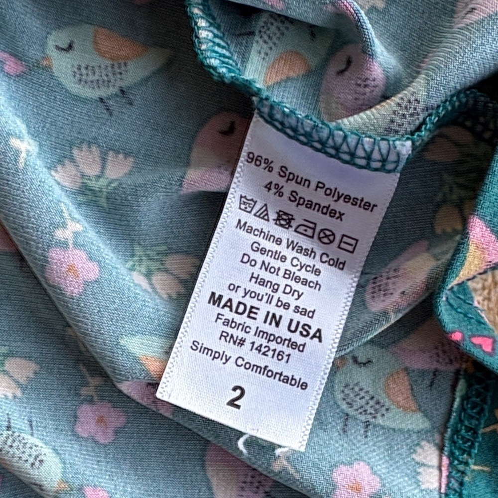 LuLaRoe Girls Skirt Set size 2 - Picture 11 of 13
